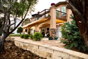An outdoor deck installation project in Colorado Springs, CO